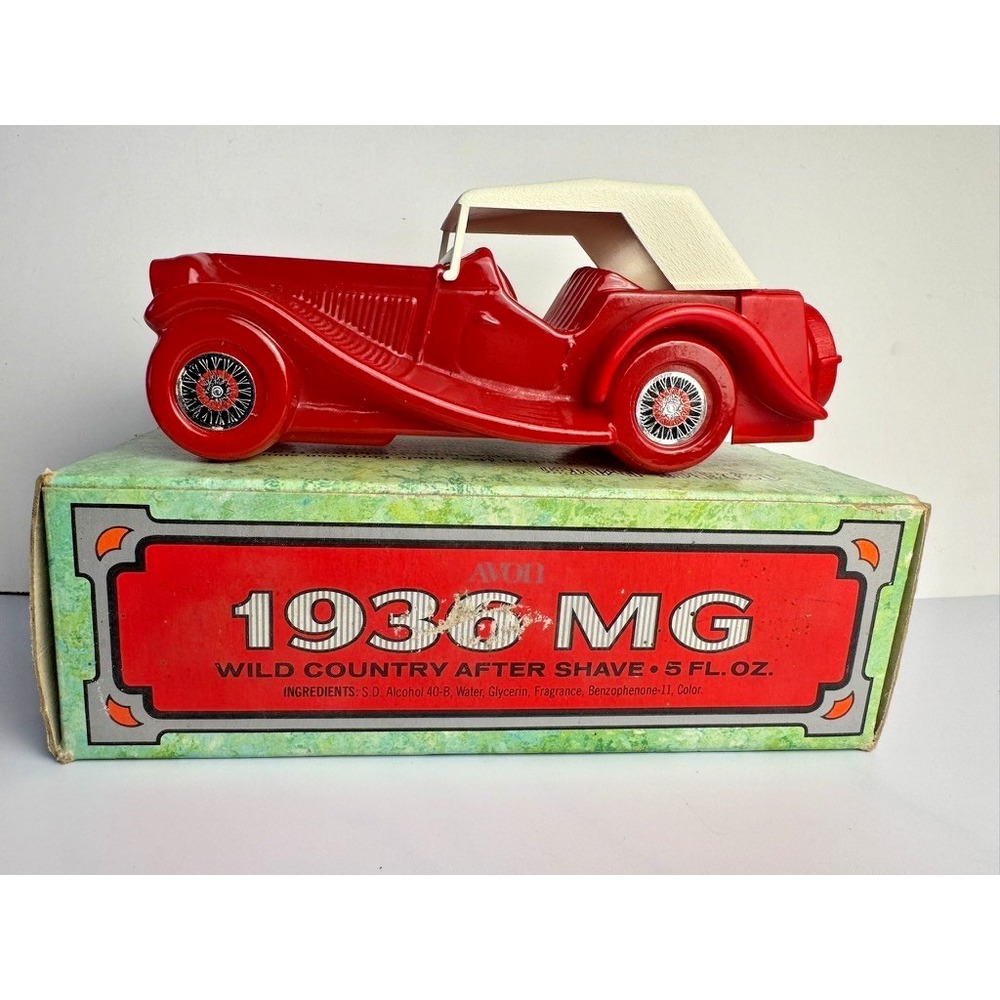 Avon Vintage 1936 MG "T" Series Car Wild Country After Shave 5 fl.oz. Glass NIB